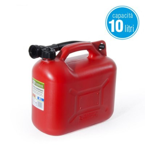 AUTOBEST Tanica Per Olio Esaurito In Plastica 10 Litri | Contenitore Di Scarico Con Maniglia E Tappo A Tenuta | Per Ricambio Olio Auto E Moto